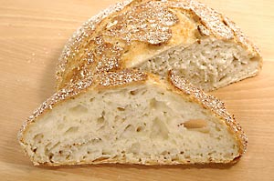 No-Knead-Bread - Brot ohne Kneten